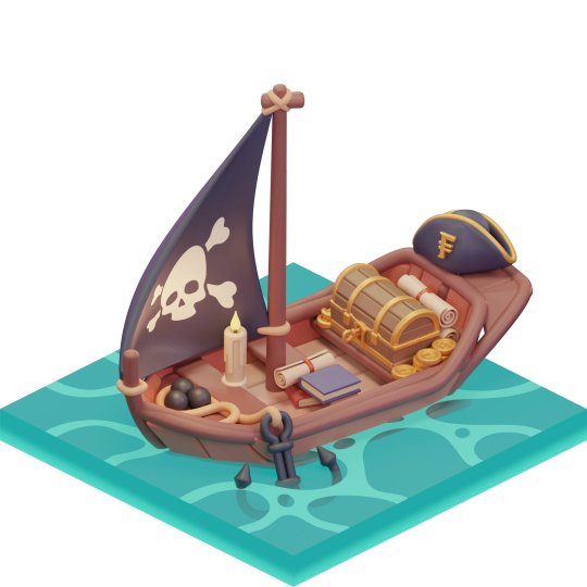 Pirate Skiff 