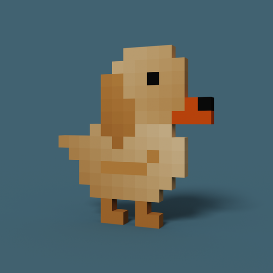 Golden Retriever Duck